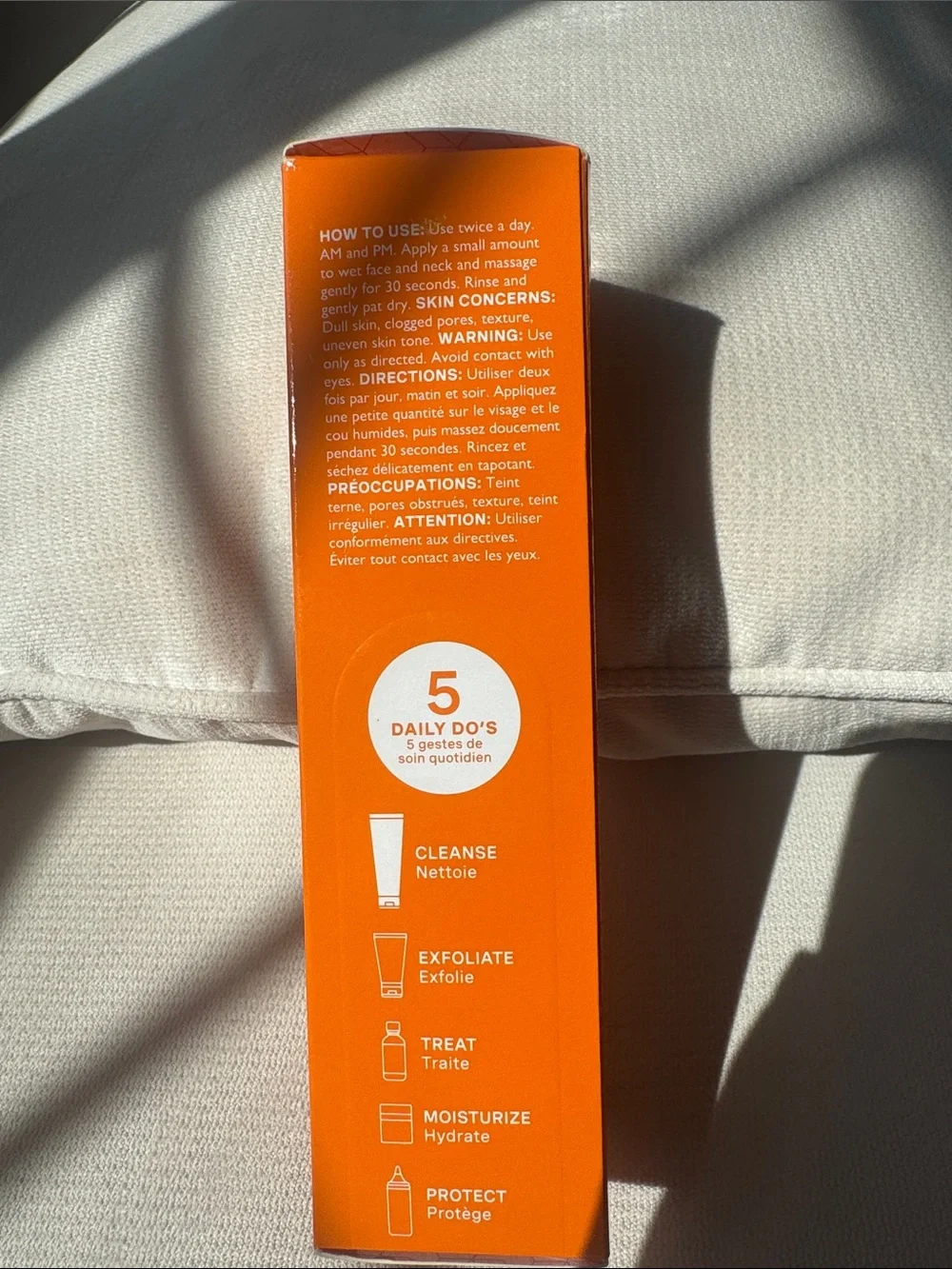 Kate Somerville ExfoliKate Daily Foaming Wash - Orange Packaging